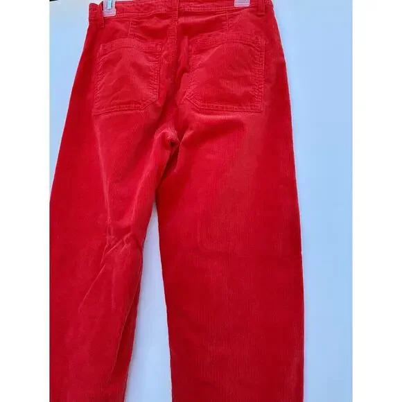 Anthropologie Maeve Curved Corduroy Pants - Picture 7 of 9